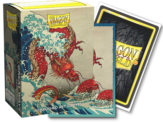 DS100 SLEEVES MATTE DUAL ART - ANNIVERSARY ED. - THE GREAT WAVE (AT-12117)