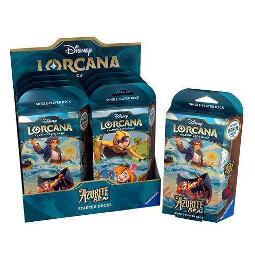 LORCANA - BOX 8 STARTER DECKS - AZURITE SEA - ENG