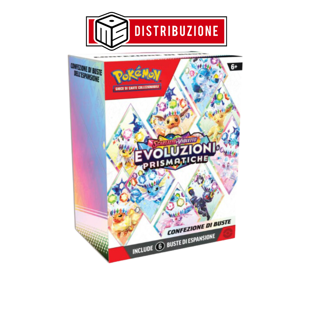 POKEMON - SCARLATTO E VIOLETTO - EVOLUZIONI PRISMATICHE - BUNDLE 6 BUSTE - (1PZ) COD: 10119