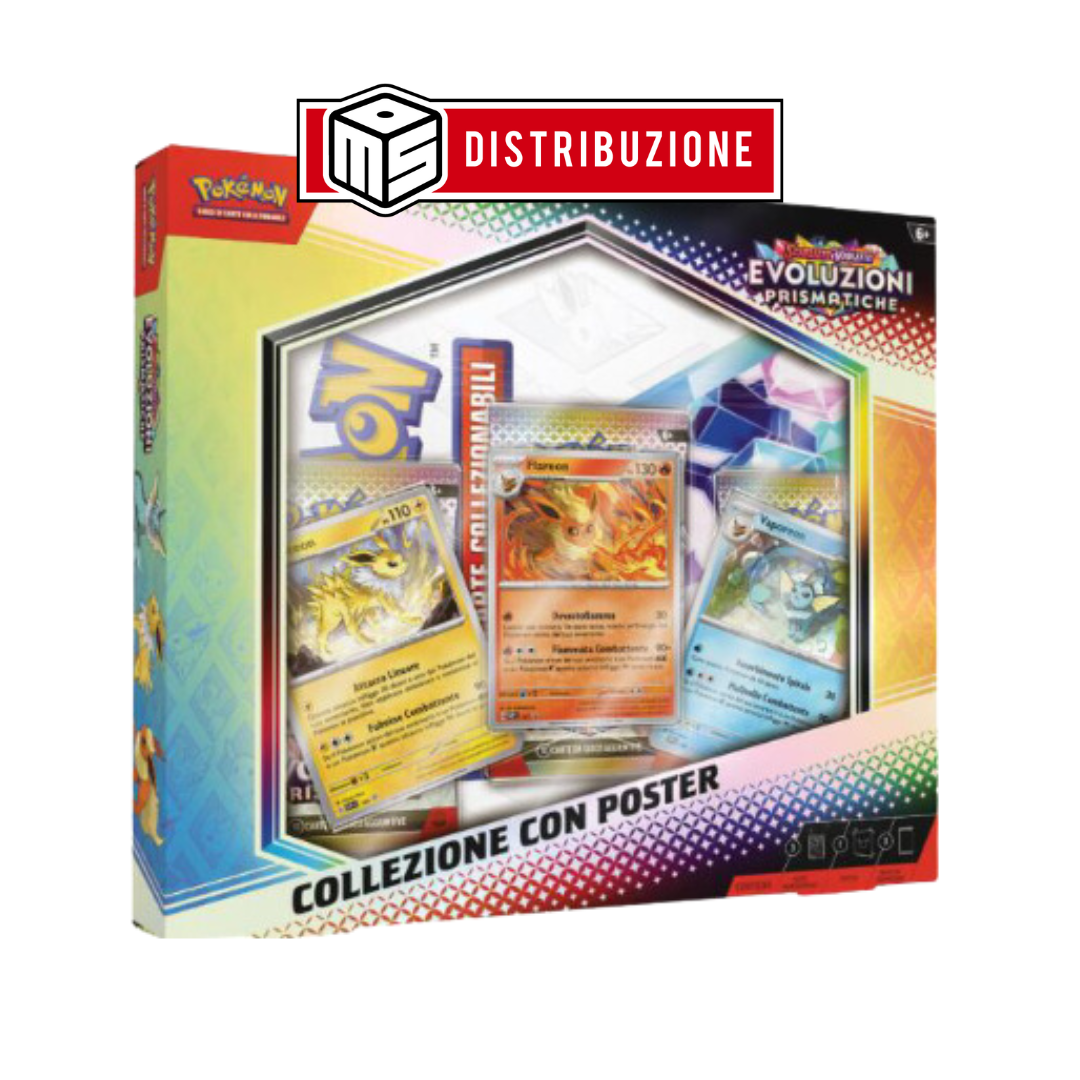 POKEMON - SCARLATTO E VIOLETTO - EVOLUZIONI PRISMATICHE - COLLEZIONE CON POSTER - (1PZ) COD: 10043