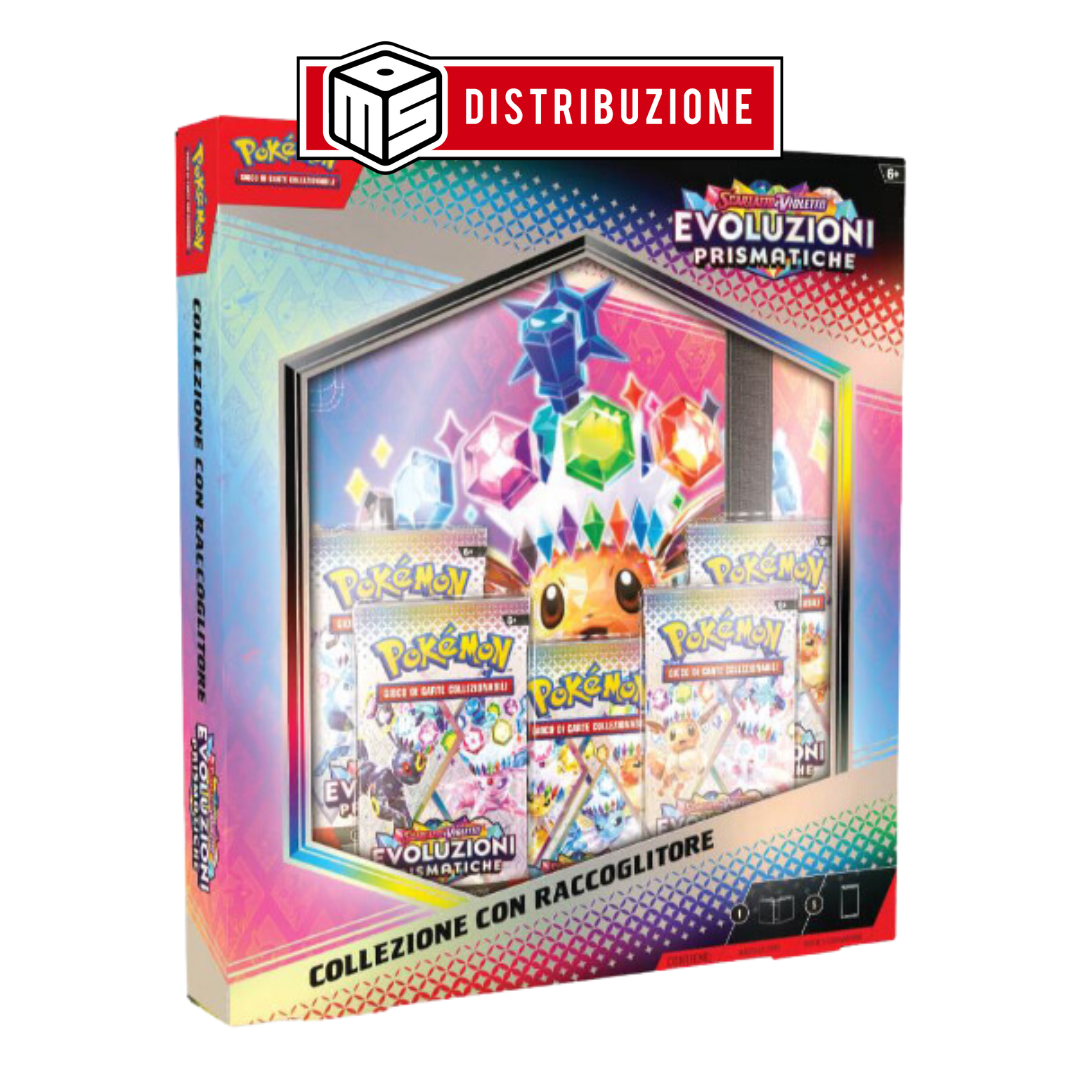 POKEMON - SCARLATTO E VIOLETTO - EVOLUZIONI PRISMATICHE - COLLEZIONE CON RACCOGLITORE - (1PZ) COD: 10010