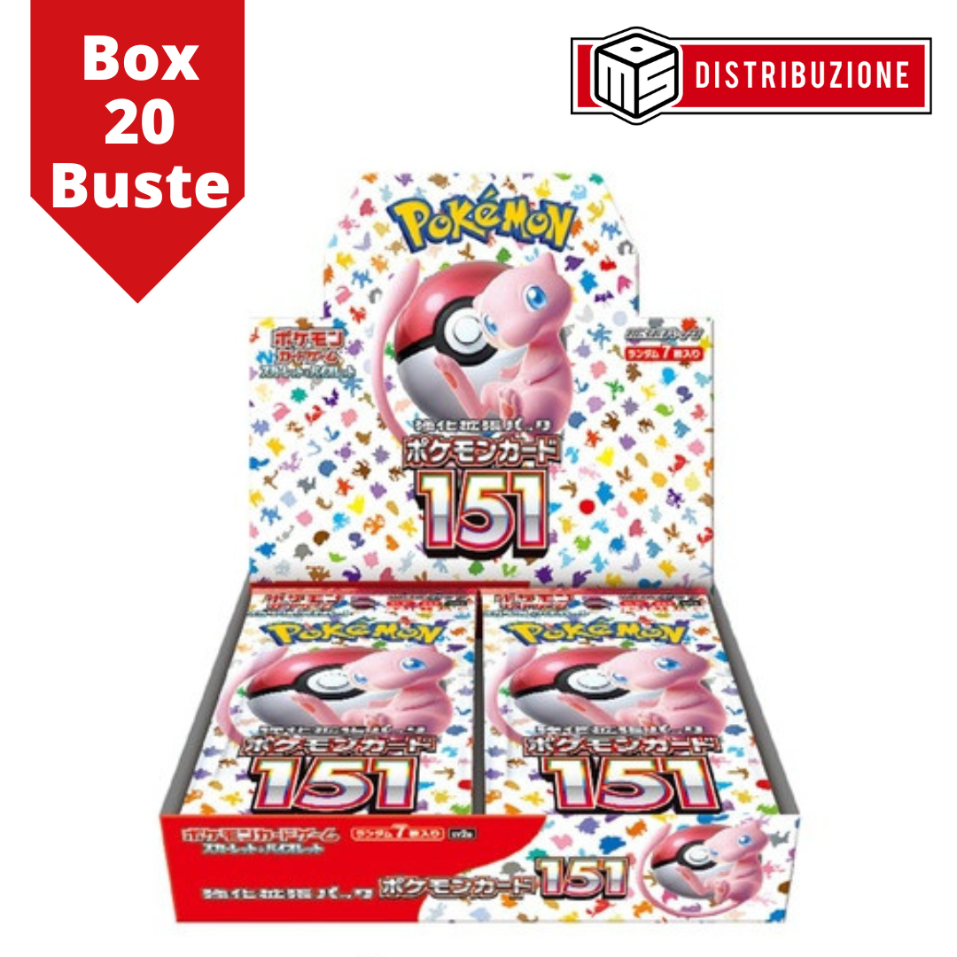 POKEMON 151 - SCARLATTO E VIOLETTO - BOX DI BUSTE (20PZ) - GIAPPONESE