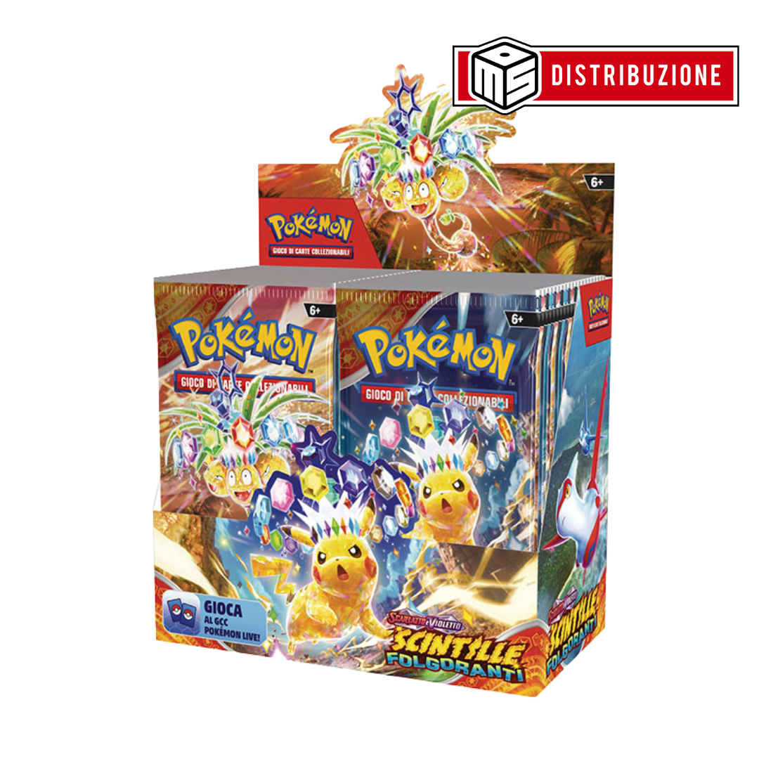 POKEMON SCARLATTO E VIOLETTO - SCINTILLE FOLGORANTI - BOX 36 BUSTE ITA (COD: 60565)