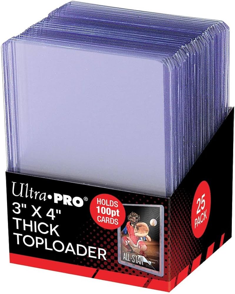 E-81846 - SUPER THICK 100PT TOPLOADER - (25PZ)